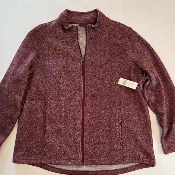 NorthCrest Women's Full-Zip Fleece Jacket – Port Royale – Size 2X - NWT - Picture 1 of 10